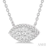 Marquise Shape Lovebright Essential Diamond Necklace