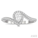 Pear Shape Diamond Engagement Ring