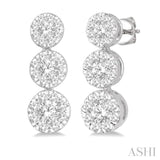 3 Stone Lovebright Essential Diamond Earrings