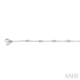 Marquise Shape Diamond Station Bracelet