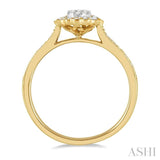 Oval Shape Lovebright Diamond Ring