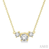 Past Present & Future Diamond Necklace