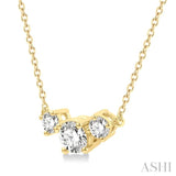 Past Present & Future Diamond Necklace