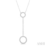 Circle Diamond Necklace