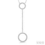 Circle Diamond Necklace