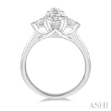 Marquise Shape Diamond Engagement Ring