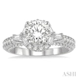 Semi-Mount Diamond Engagement Ring