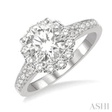 Semi-Mount Diamond Engagement Ring