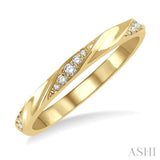 Stackable Diamond Wedding Band