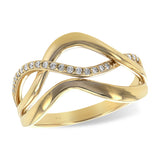 14Kt Gold Ladies Diamond Ring