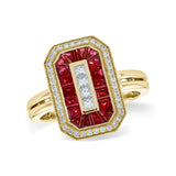 14Kt Gold Ladies Diamond Ring