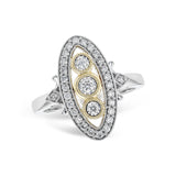 14Kt Gold Ladies Diamond Ring