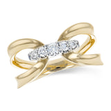 14Kt Gold Ladies Diamond Ring