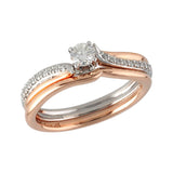 14Kt Gold Two-Piece Wedding Set