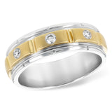 14Kt Gold Mens Wedding Ring