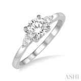 Semi-Mount Diamond Engagement Ring