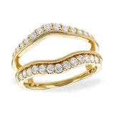 14Kt Gold Ladies Wrap/Guard