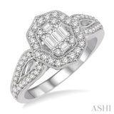 Fusion Diamond Engagement Ring