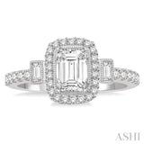 Semi-Mount Diamond Engagement Ring