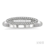 Stackable Petite Baguette Diamond Fashion Ring