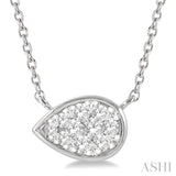 Pear Shape Lovebright Essential Diamond Necklace