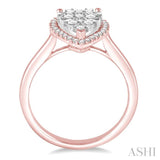 Pear Shape Lovebright Essential Diamond Ring