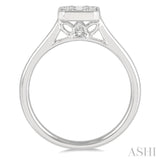 Bezel Set Fusion Diamond Ring