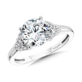 Tapered Diamond Engagement Ring