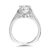 Tapered Diamond Engagement Ring