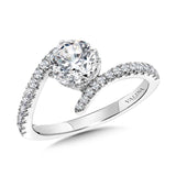 Hidden Halo Bypass Dimond Engagement Ring