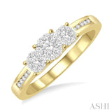 Past Present & Future Lovebright Diamond Ring