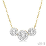 Past Present & Future Lovebright Essential Diamond Necklace