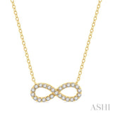 Infinity Shape Diamond Necklace