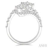 2 Stone Lovebright Diamond Fashion Ring