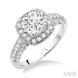 Semi-Mount Diamond Engagement Ring