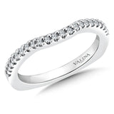 True fit matching diamond wedding band and a beautiful reminder of that special day for years to come.