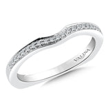 True fit matching diamond wedding band and a beautiful reminder of that special day for years to come.