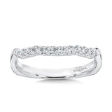 This true-fit matching wedding band is as perfect of a match for its engagement ring as you are for the one you love.