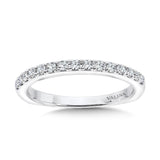 This true-fit matching wedding band is as perfect of a match for its engagement ring as you are for the one you love.