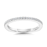 This true-fit matching wedding band is as perfect of a match for its engagement ring as you are for the one you love.