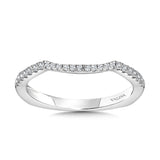 This true-fit matching wedding band is as perfect of a match for its engagement ring as you are for the one you love.