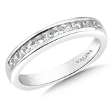 True fit matching diamond wedding band and a beautiful reminder of that special day for years to come.