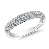 True fit matching diamond wedding band and a beautiful reminder of that special day for years to come.