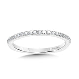 This true-fit matching wedding band is as perfect of a match for its engagement ring as you are for the one you love.