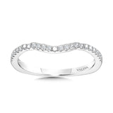 This true-fit matching wedding band is as perfect of a match for its engagement ring as you are for the one you love.