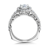 Halo Diamond Engagement Ring