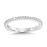 This true-fit matching wedding band is as perfect of a match for its engagement ring as you are for the one you love.