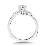 Tapered Diamond Engagement Ring