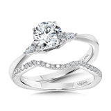 Tapered Diamond Engagement Ring