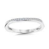 Channel & Prong Set Diamond Wedding Band